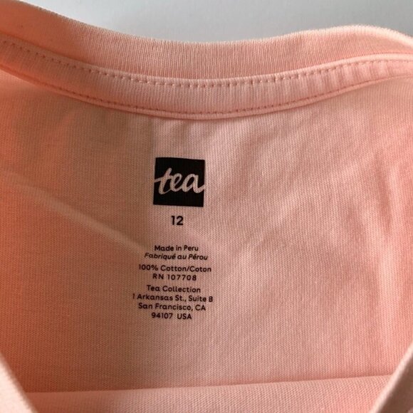 NWT Tea Collection Rainbow Cloud Girl Tee 12 Years - Picture 4 of 6